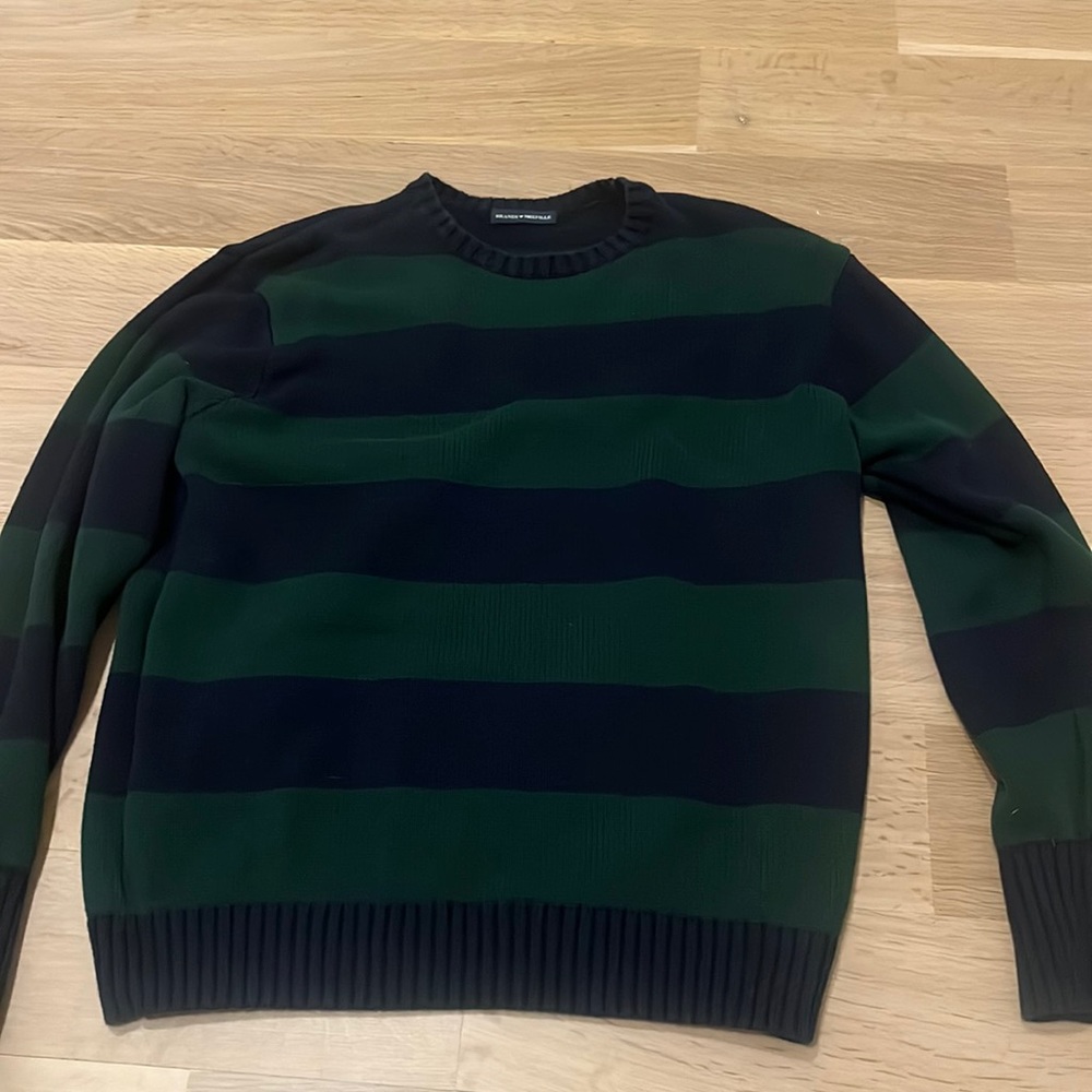 brandy melville brianna cotton thick stripe sweater